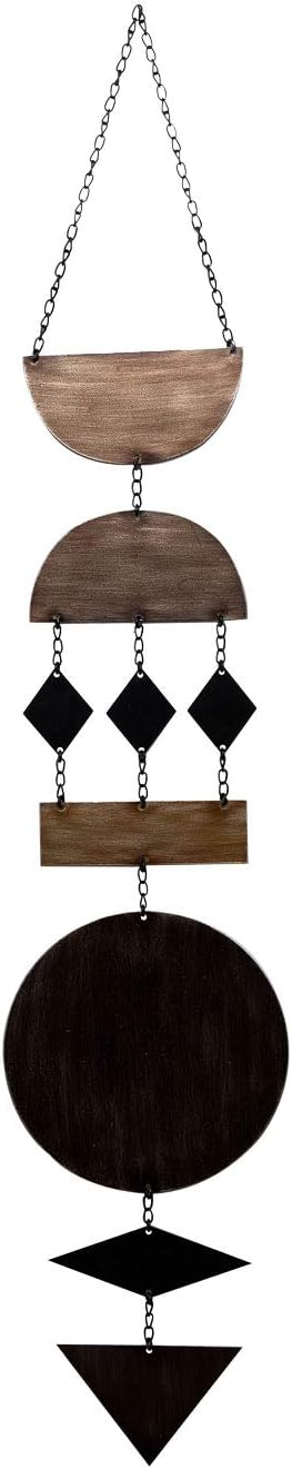 Foreside Home & Garden Geometric Metal Hanging Wall Décor