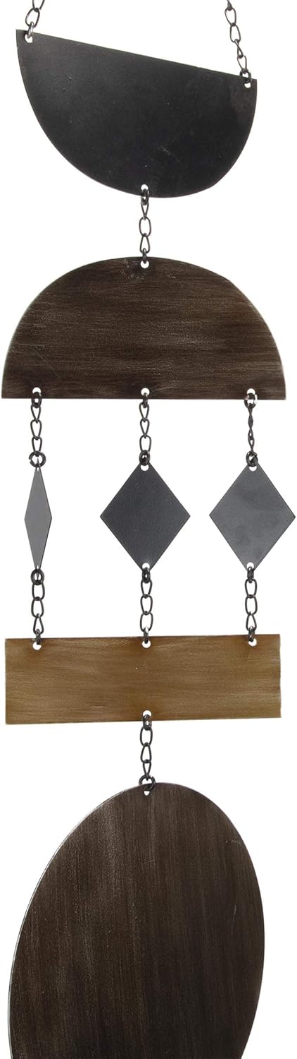 Foreside Home & Garden Geometric Metal Hanging Wall Décor